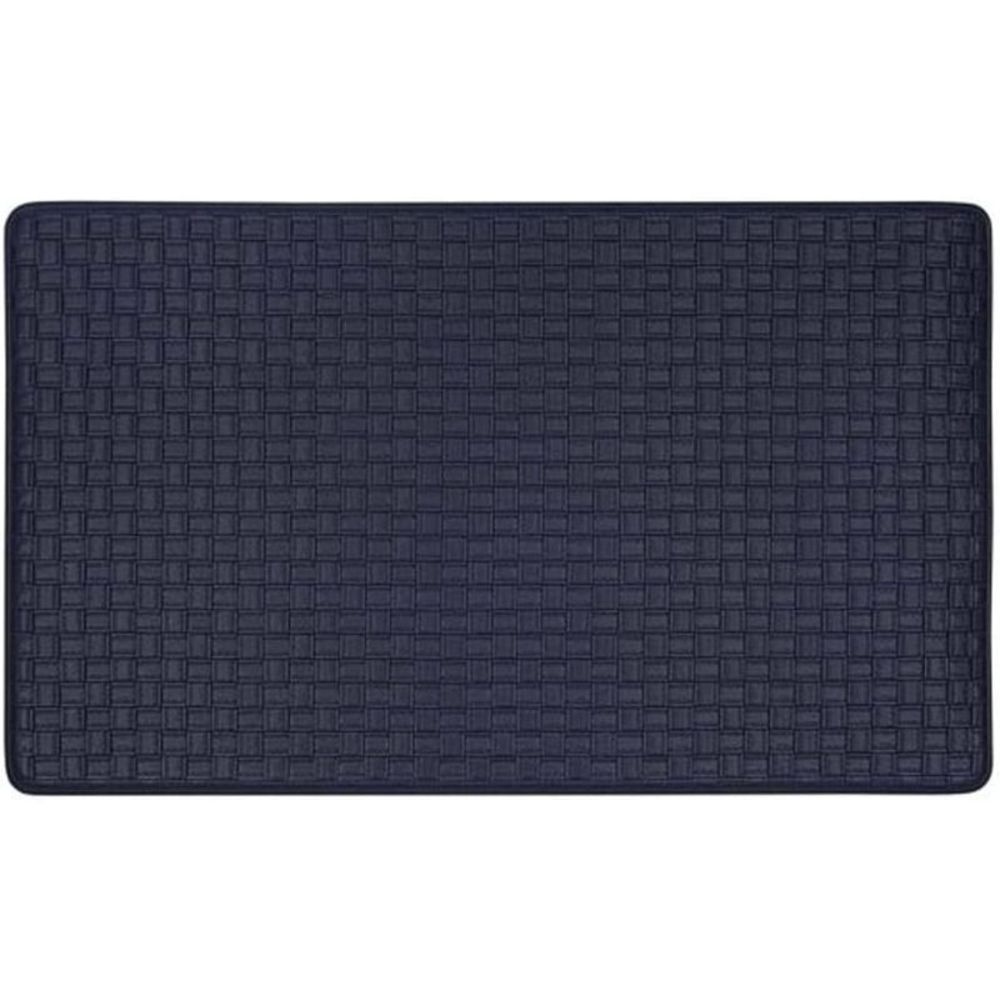 Embossed Leather Like Doormat/Bathroom Anti Fatigue Mat for Kitchen Floor 20" x